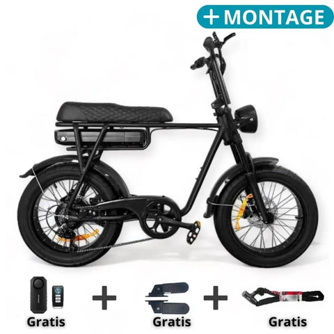 EB2 Fatbike Μαύρο + Σύστημα Συναγερμού + Δωρεάν τοποθέτηση